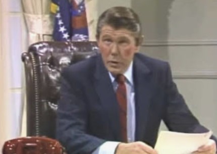 Johnny Carson on-air, from Politics Tonight
