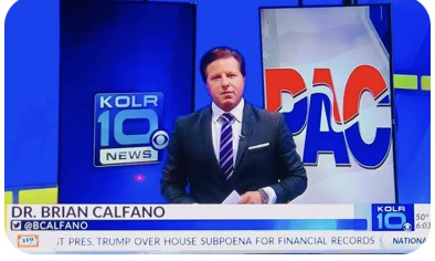 Brian Calfano reporting for KOLR10 News on a House subpoena over President Trump's financial records