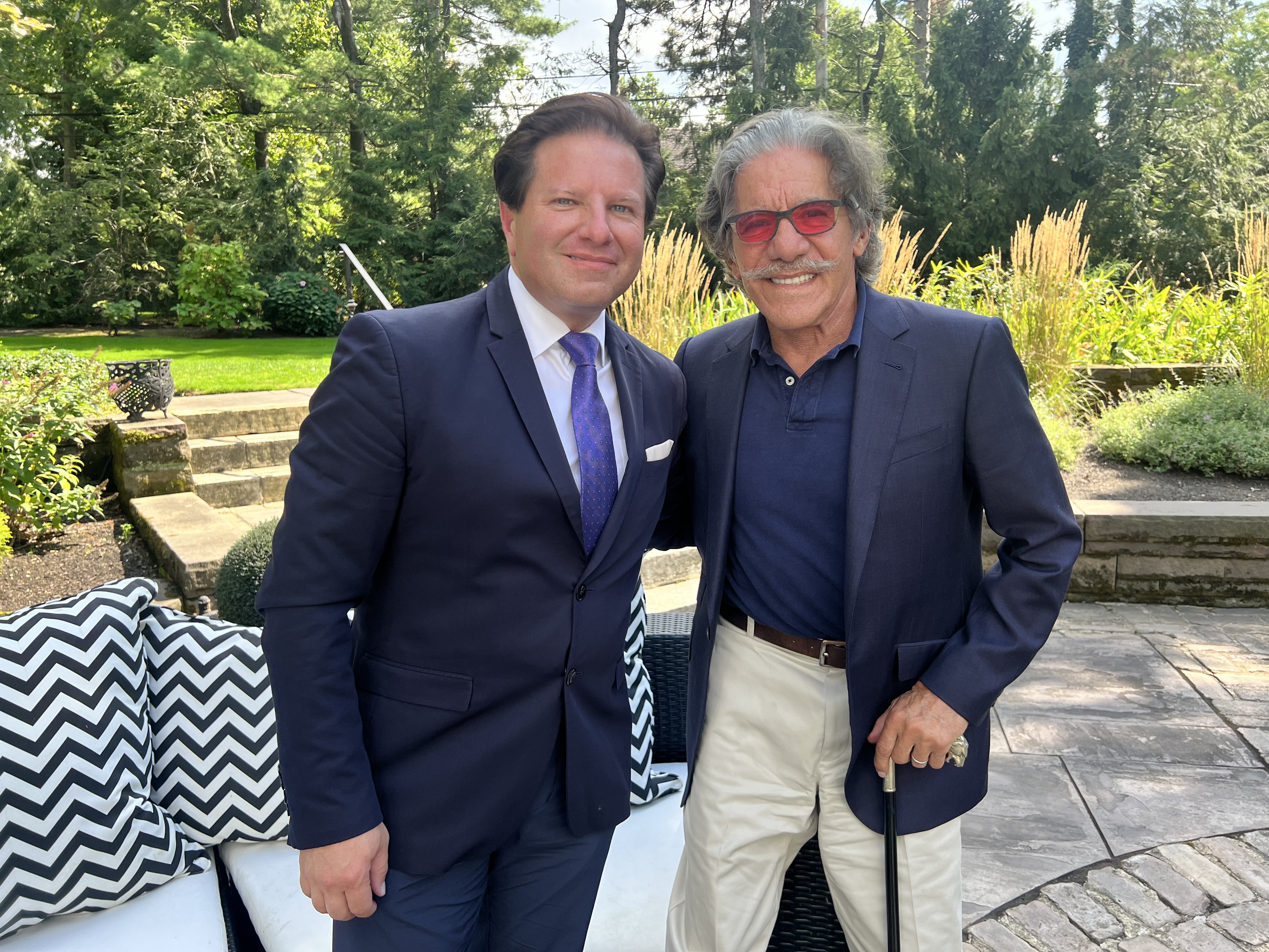 Brian Calfano with Geraldo Rivera
