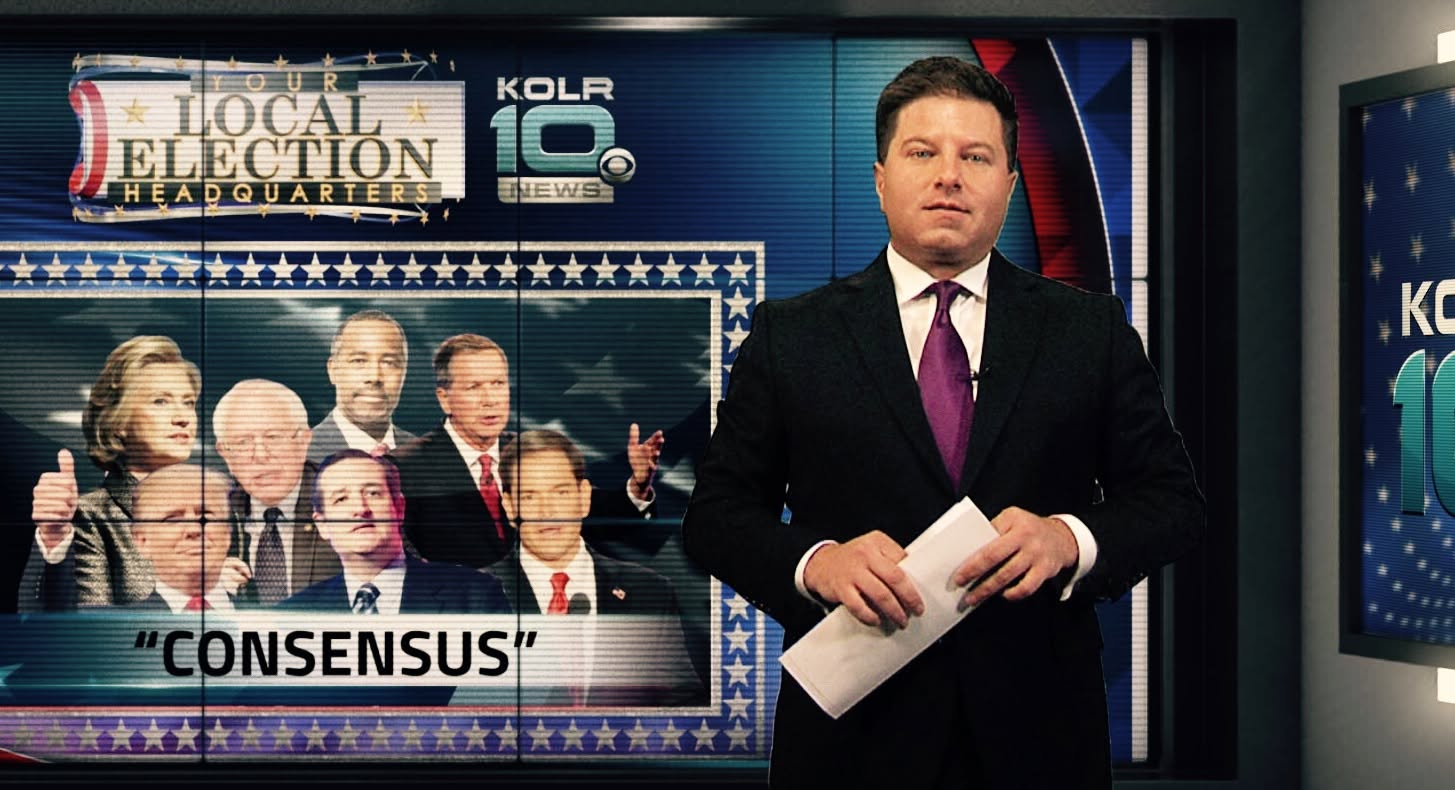 On the set of KOLR10's Local Election Headquarters.