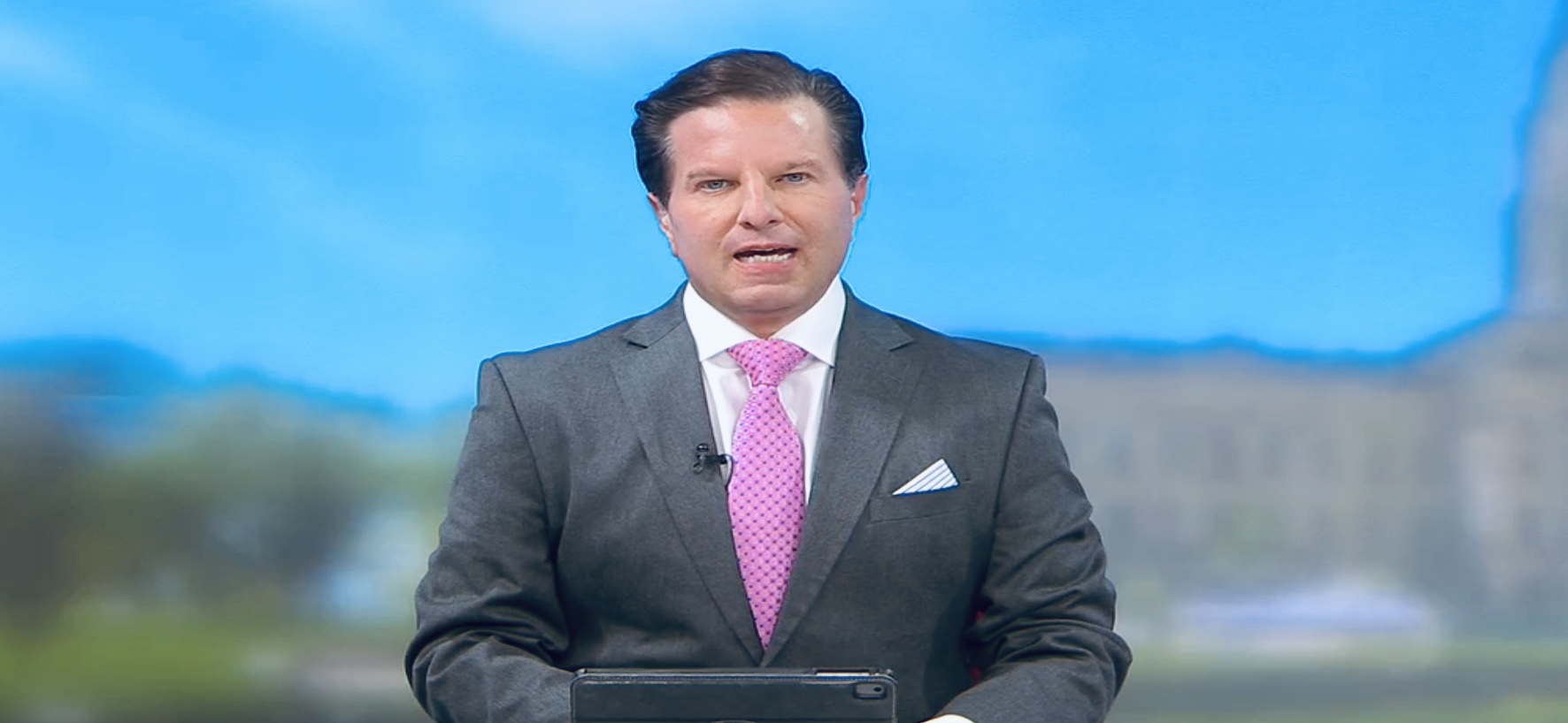 Brian Calfano anchoring in Topeka, Kansas